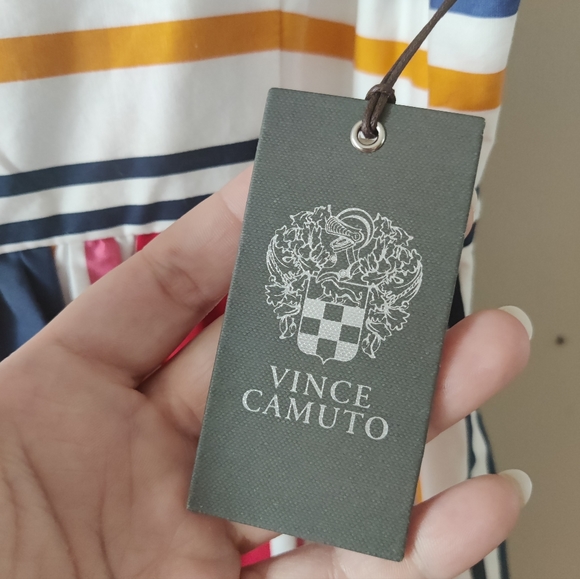 Vince Camuto Size 6 Striped Dress - Picture 5 of 5